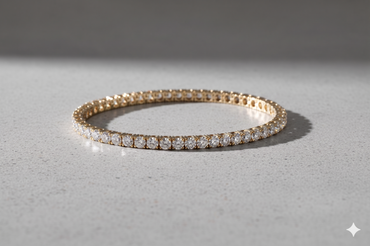 Round Brilliant Cut Classic Diamond Tennis Bracelet