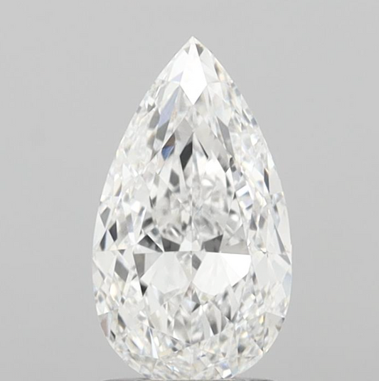 2.07 Carat Pear Shaped Lab-Grown Diamond | D Color | VVS1 Clarity | IGI Certified Excellent Polish & Symmetry