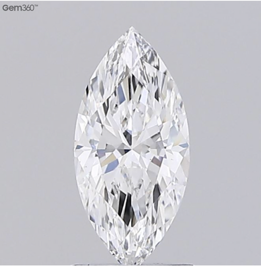 1.09 Carat Marquise Cut Lab-Grown Diamond | D Color | VS1 Clarity | IGI Certified Excellent Polish & Symmetry