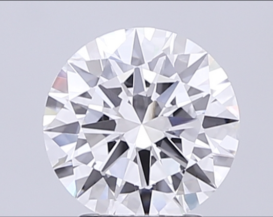 2.88 Carat Round Brilliant Lab-Grown Diamond | E Color | VVS2 Clarity | IGI Certified Excellent Cut