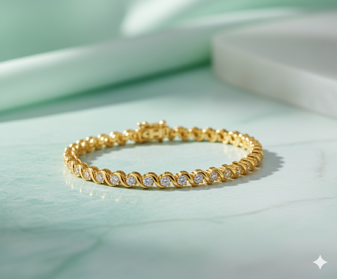 Infinity Halo Diamond Twist Ring