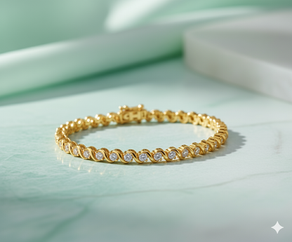 Infinity Halo Diamond Twist Ring
