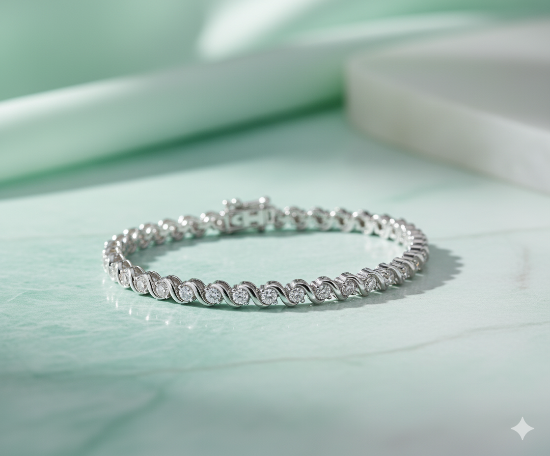 Infinity Halo Diamond Twist Ring