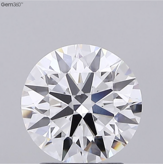 2.09 Carat Round Brilliant Lab-Grown Diamond | D Color | VVS2 Clarity | IGI Certified Ideal Cut