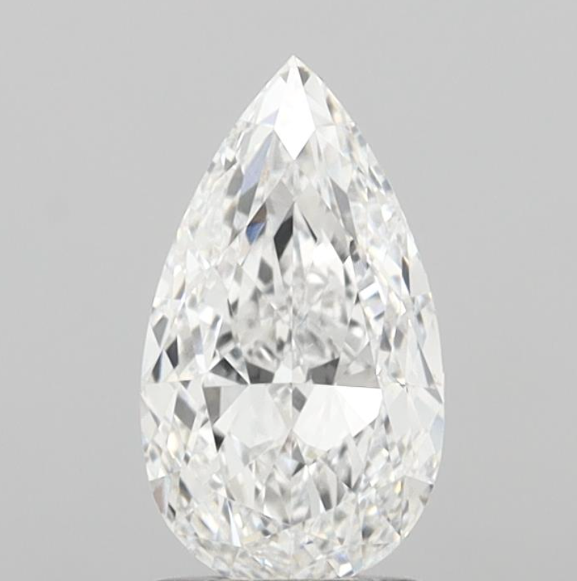 2.07 Carat Pear Shaped Lab-Grown Diamond | D Color | VVS1 Clarity | IGI Certified Excellent Polish & Symmetry