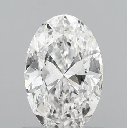 1.03 Carat Oval Cut Lab-Grown Diamond | D Color | VVS2 Clarity | IGI Certified Excellent Polish & Symmetry