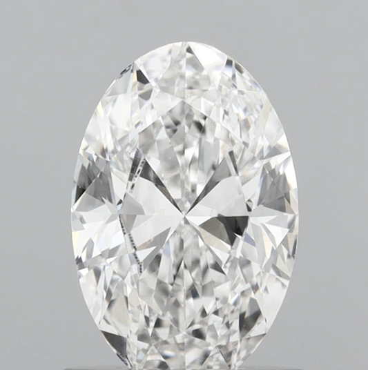 1.03 Carat Oval Cut Lab-Grown Diamond | D Color | VVS2 Clarity | IGI Certified Excellent Polish & Symmetry