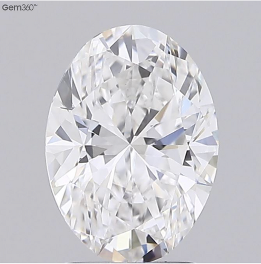 1.94 Carat Oval Cut Lab-Grown Diamond | E Color | VVS2 Clarity | IGI Certified Excellent Polish & Symmetry