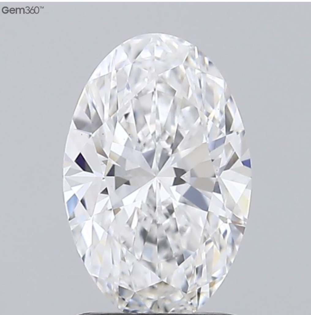 1.51 Carat Oval Cut Lab-Grown Diamond | E Color | VS1 Clarity | IGI Certified Excellent Symmetry