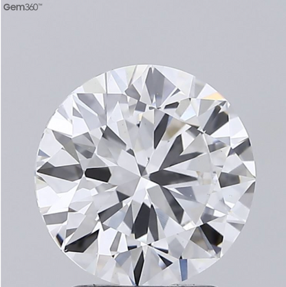 2.42 Carat Round Brilliant Lab-Grown Diamond | E Color | VS1 Clarity | IGI Certified Excellent Cut